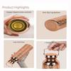 Portable Electroplated Copper Water Bottle 304 Stainless Steel Sports Water Bottle  Outdoor Sports