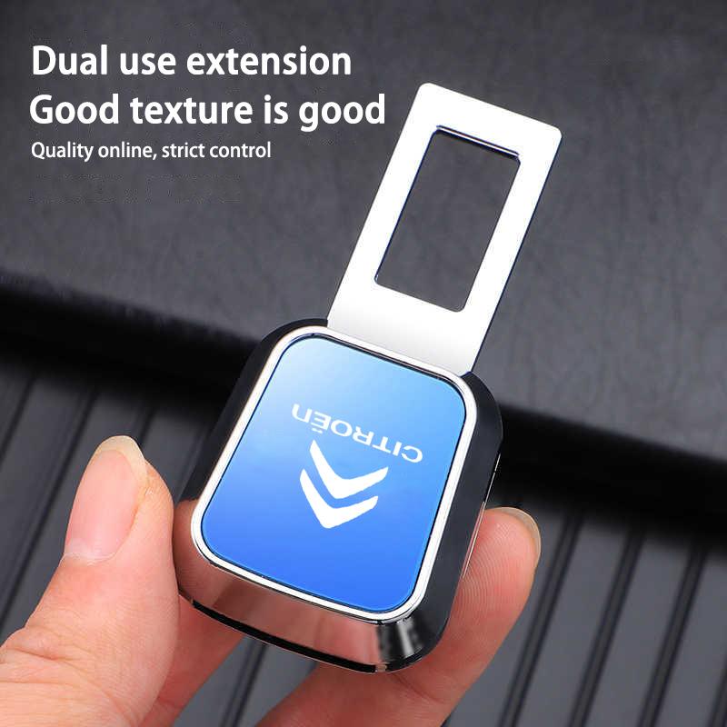 Car Seat Belt Accessories Extender Clasp Insert Plug Clip For Citroen C4 C3 C2 C1 C5 DS3 Jumper Cactus Car Interior Accessories