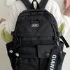 Schoolbag Large Capacity Backpack Ins Wind Unisex Backpack Youth Campus Junior High School Schoolbag Lightweight Ins Fashion