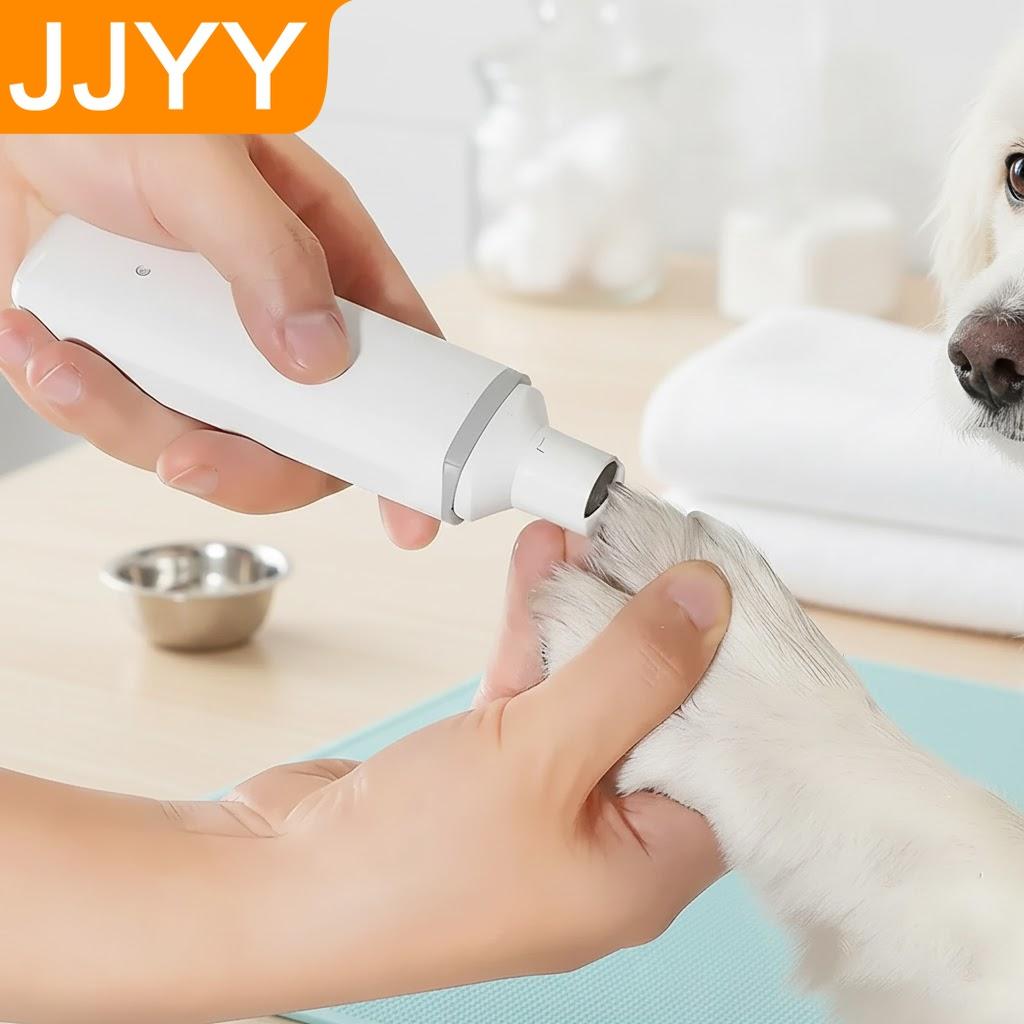 New Electric Pet Nail Clipper for Cats and Dogs Rechargeable Grooming Trimmer Fast Grinder Safe Pet Nail Care Kit with LED Light