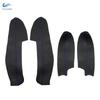 4pcs Car Door Handle Panels Armrest Microfiber Leather Cover Trim For Nissan New Qashqai J11 2016 2017 2018 w/fittings