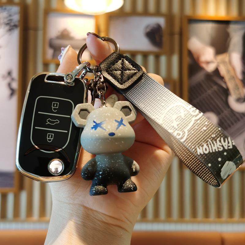 Wuling Mini Key Case for Baojun 730, Macaron, 510, 360, 310W Plus, S3 - Shell Bag with Buckle