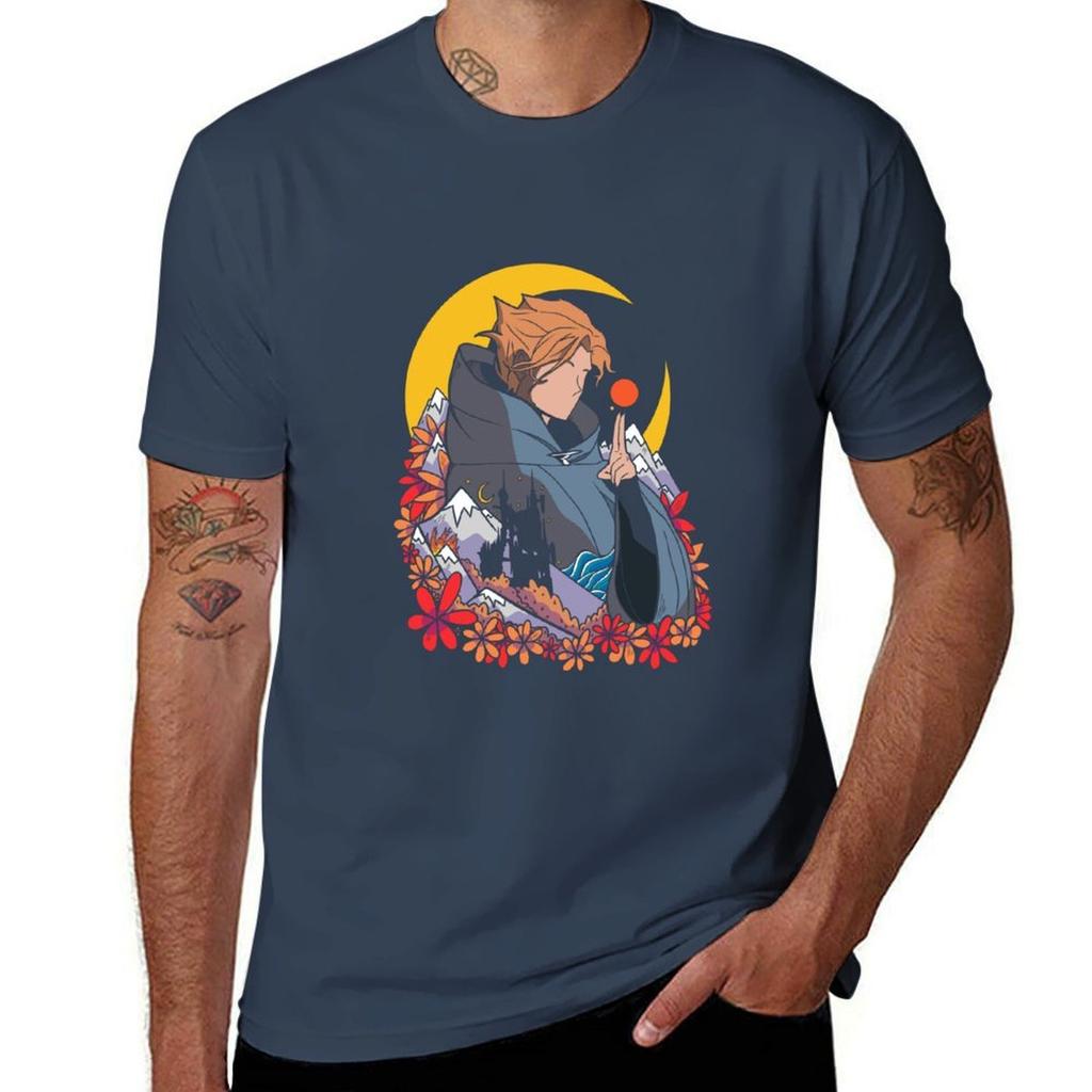 Castlevania Sypha Tshirt Basic All Season Solid Tshirt