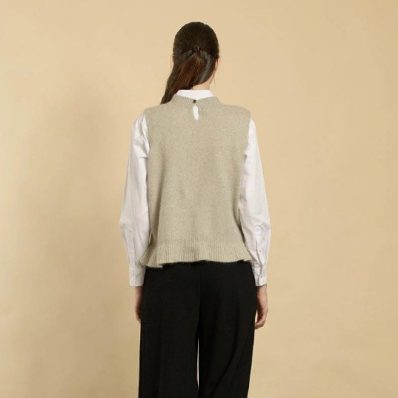 Bcbg Ruffle Knit Vest B6s1k504