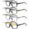 Mode Radsport Sport Herrenbrille Flip-up Design Polarisiert Anti-UV Optische Korrektionsbrille TR90 Brillengestell Damen 144mm
