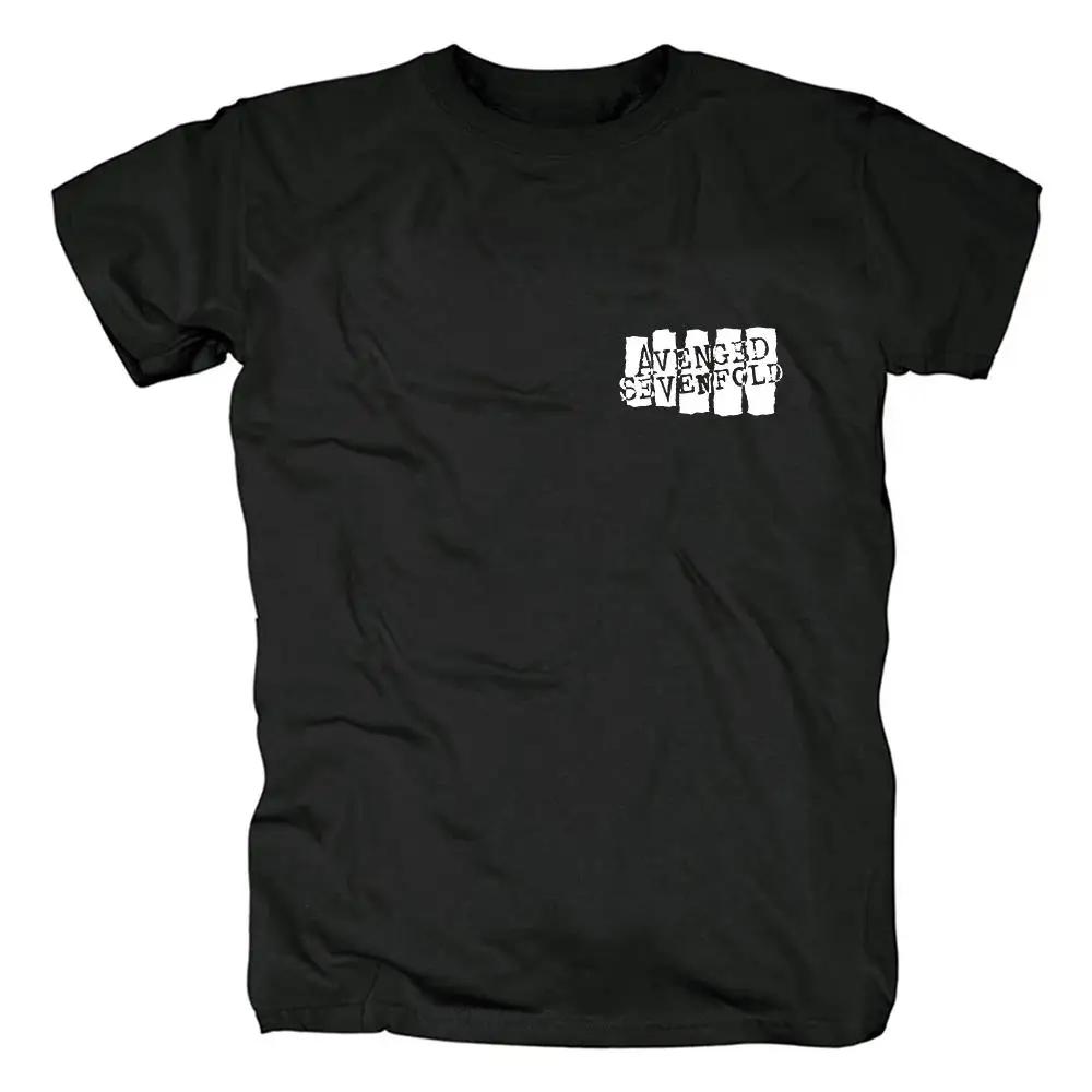 Harajuku Metalcore Avenged Sevenfold Rock Herr T-shirt Hip Hop Streetwear T-shirt Tungmetall Mode Vardaglig T-shirt Dam