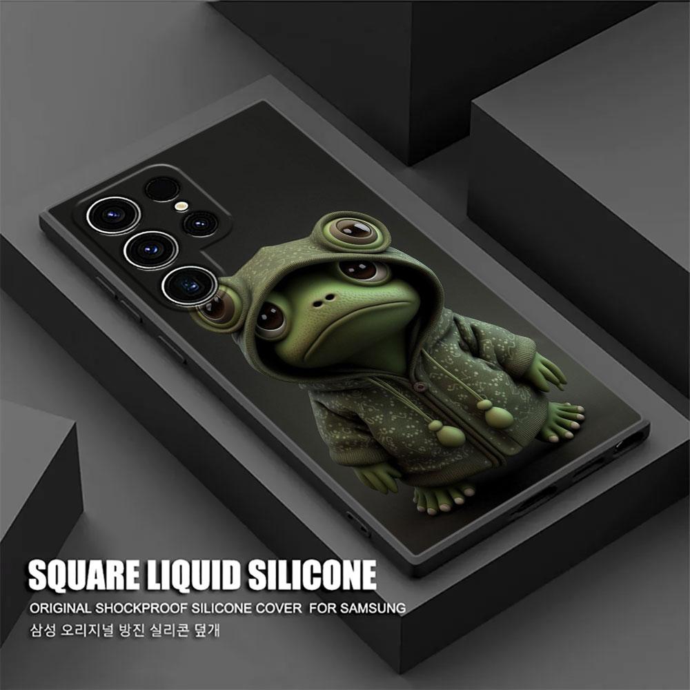 Duck Dog Frog Tiger Monkey Cartoon S26Ultra Case For Samsung Galaxy S26 S25 S24 S23 S20 S21 FE S22 Ultra Plus Soft Phone Cover