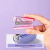 Deli TA202-C Mini Stapler for Students & Office - Compact, Portable, Stylish Design