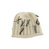 Autumn and winter crimped bow knitted bag head fashionable cold hat women's trendy new wool hat warm and sweet