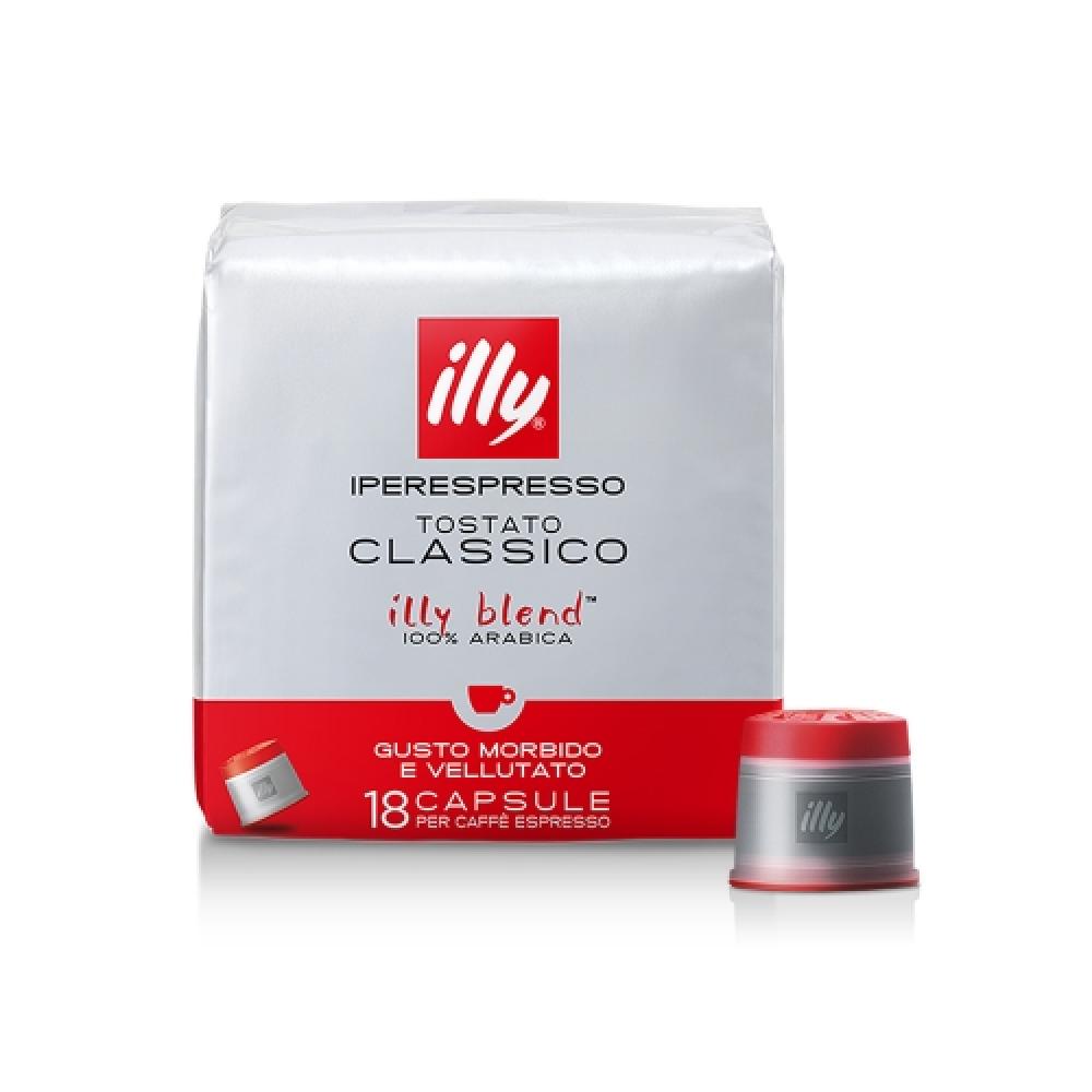 Illy Classico Kapselkaffee 1 Packung (18 Kapseln)