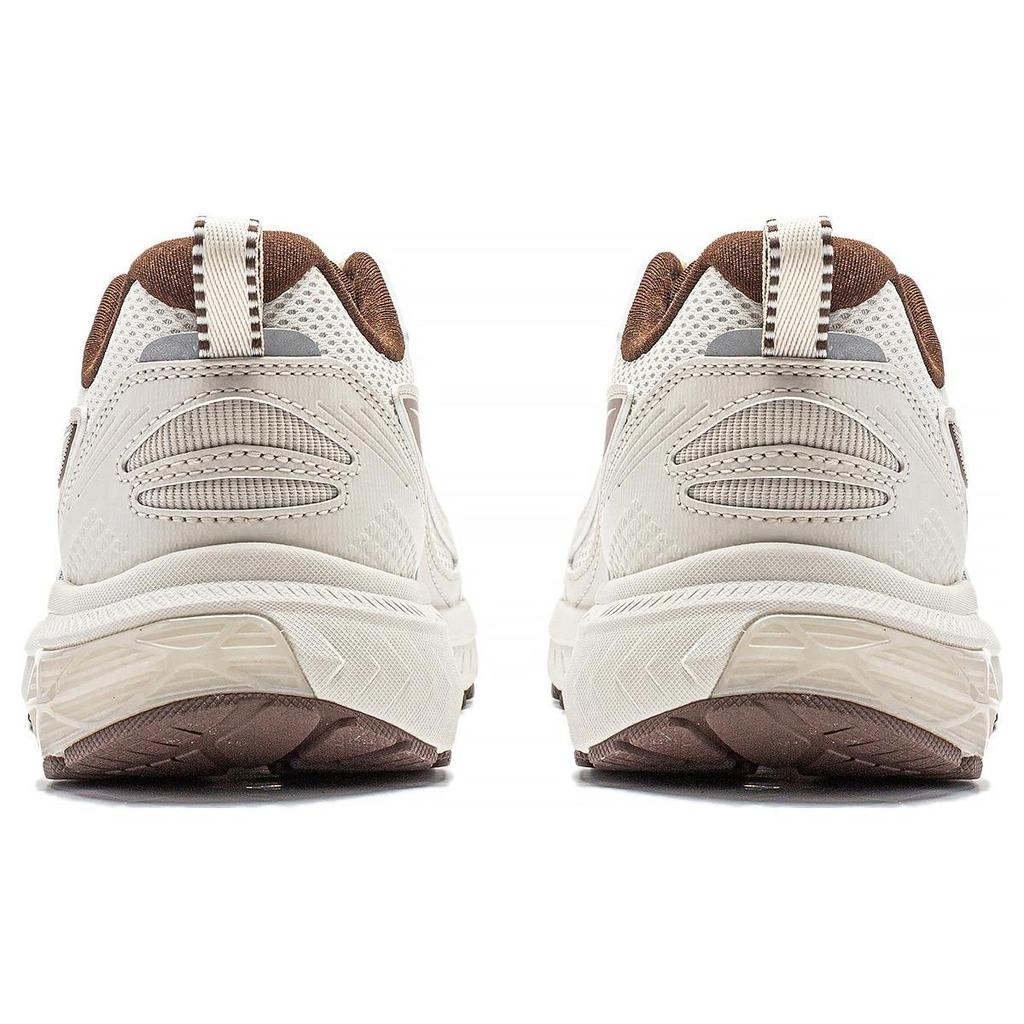 Li Ning Fuyao V2 Cushioning Slip Resistant Abrasion Resistant Low top Running Shoes Women's Pearl White ARXT022-3