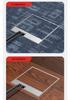 Stainless Steel Marble Style USB-C Floor Socket Box with Flip-top, Euro/German Standard
