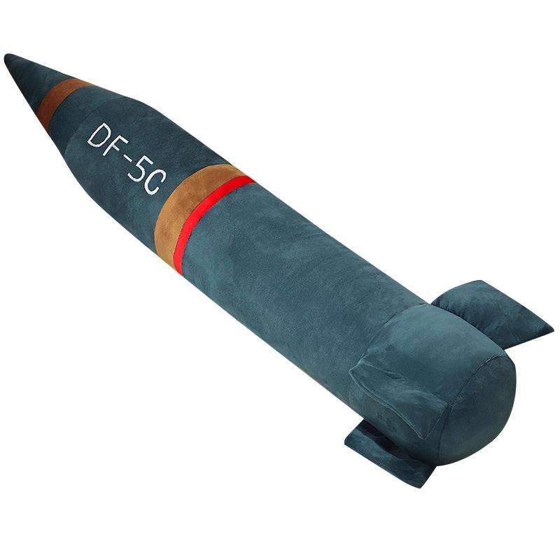 Model rakety Panenka Raketa Dongfeng Polštář DF-61 Plyšová hračka DF-5C Vyplněná panenka Kolekce vojenského nadšence Dárek pro chlapce 60/120 cm