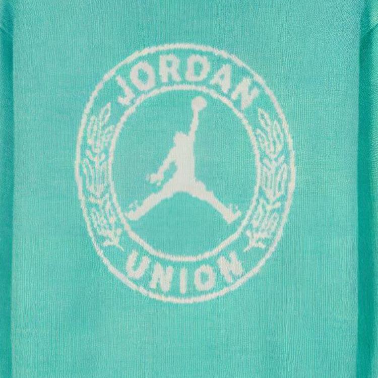 Jordan x Union MJ Sweater (Asia Sizing) Kinetic Green/White Men Streetwear DV7356-348