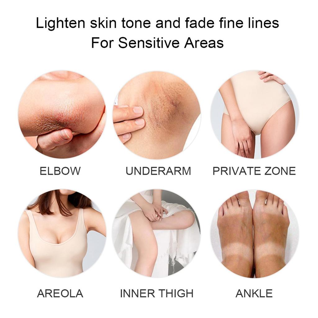 PRIVATE PARTS BRIGHTENING CREAM MELANIN REMOVAL BODY LOTION HYDRATING AND MOISTURIZING TO REMOVE DULLNESS, 150g