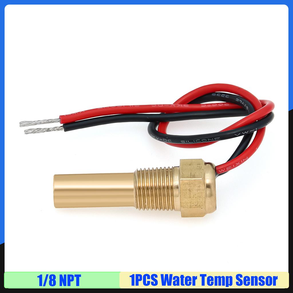 1 Piece 3/8NPT Water Temperature Sensor M14X1.5 M16X1.5 1/8NPT Water Temp Sensor with Signal 1600-22ohm custom