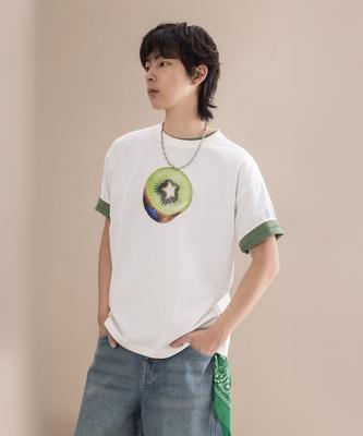 Keonbeoseu Sorona Fruit Graphic T-Shirt White Mck077-001