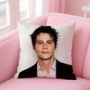 American Actor D-Dylan O Brien Pillow Case Anti-Dustmite Pillow Invisible Zipper Silky Short Plush Sofa Cushion Cover