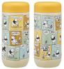 Skater Water Lid with Stainless Disney Winnie the Pooh Comic Bottle, 330ml, One-Touch Gasket, Steel, Insulated, Design, SMGD4-A