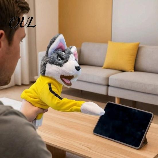 Comfortable Plush Toys for Pets Boxing Animal Hand Puppet, Shark Dinosaur Dog Toy Pets, Interactive Pet Bonding And Training Aid Play Prop, Soft Chew