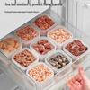 KATEI STORY Food Grade Freezer Storage Box with Dividers