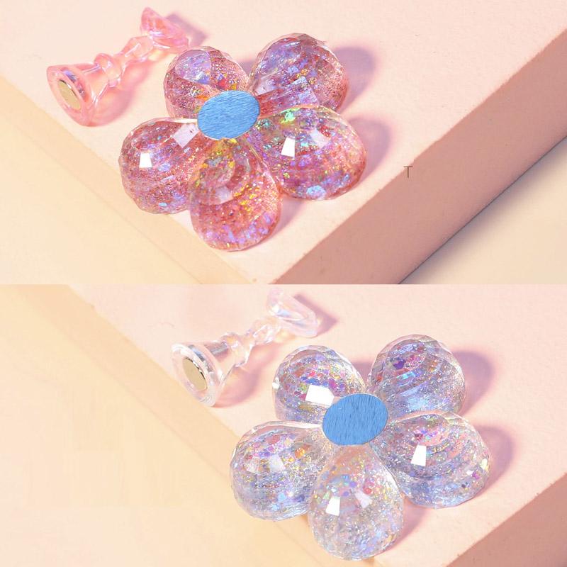 Aurora uchwyt magnetyczny końcówki do paznokci wzór kwiatowy akcesoria do paznokci narzędzia wyświetlacz praktyka trening stojak na paznokcie manicure