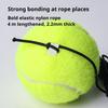 Tenisový trenažér Rebound Ball Set se 2 míči Tréninkový nástroj na tenis Sólo tenisový odrazový můstek pro dospělé děti