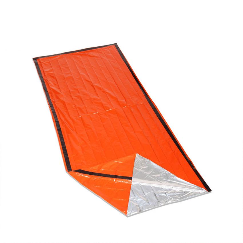 Emergency Thermal Sleeping Bag and Blanket for Outdoor Cold Protection and Disaster Relief