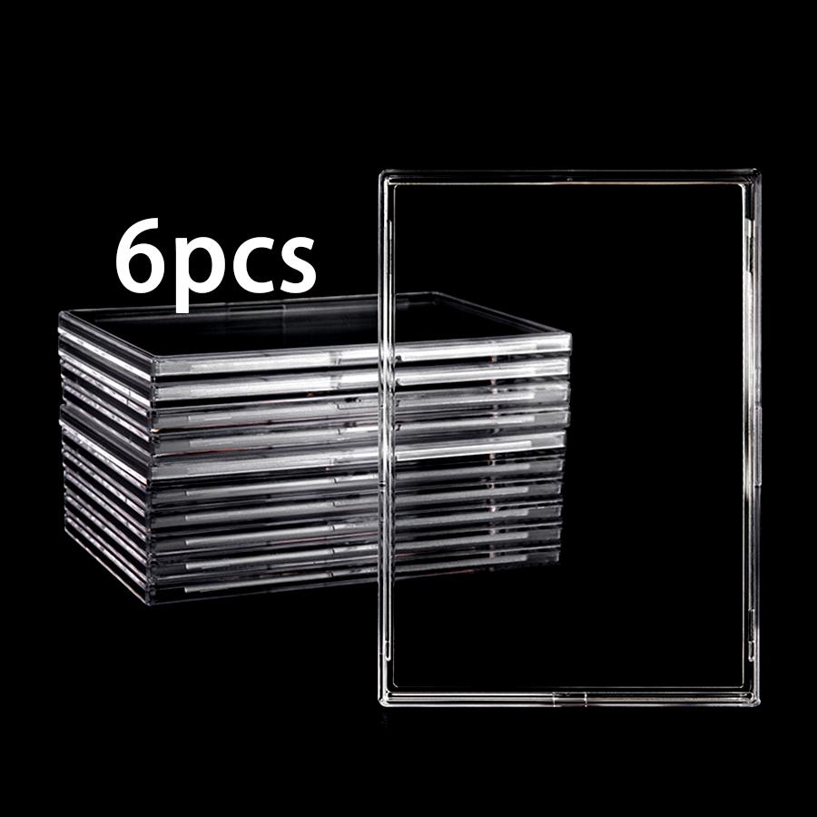 6/12pcs High-transparency Shell Card Case Acrylic Card Cover Idol Photo & Game Card Polaroid Photo Laminated Decoration XJM