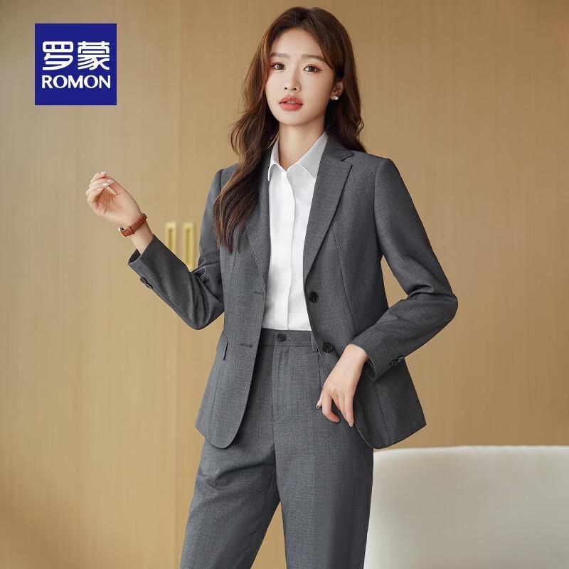 ROMON Women s Wrinkle-Resistant Business Suit Jacket 170/96A