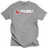y2k short sleeves t shirt Casual T Shirts Fubu Logo Printed Graphic Fashion Round Neck 100%Cotton Tops Black Size S-4XL