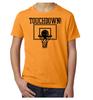 Touchdown Basketball Tee, Kids Funny Graphic Kids Boys T-Shirts, Basketball Shirts