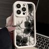 INS Style Dark Flowers Suitable for Apple 16pro Mobile Phone Case New IPhone15promax 13 Personality 14