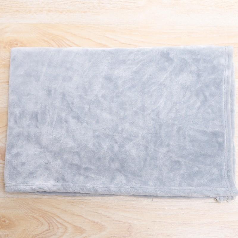 

Одеяло для питомца, теплое для сна, коврик для собачьей кровати, коврик для сна кошки, коралловый флис, одеяло для кондиционирования воздуха для питомца светло-серый