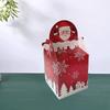 12pcs Cute Christmas Gift Box Paper Candy Box Storage Box Xmas Eve Packaging Bag  Macaron