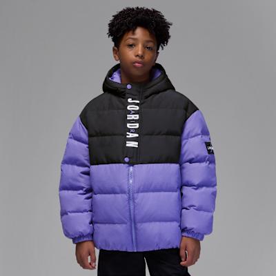 Jordan Kids Down Jackets Hooded Non Detachable Moderate Down Jacket