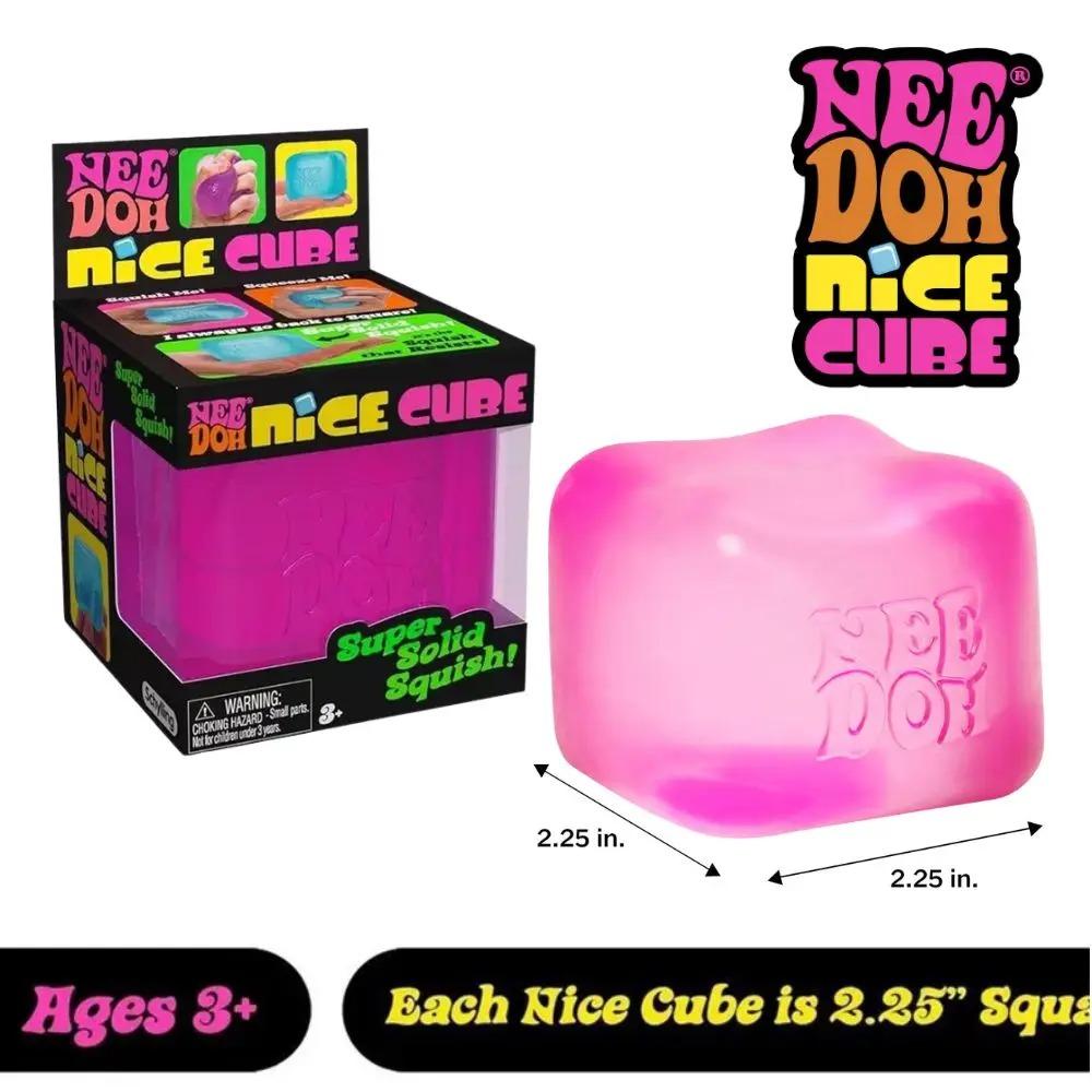 Trending Nee Doh Jellyfish & Cube Squish Toy, Soft Jelly Squeeze Stress Relief Fidget Toy, Sensory NeeDoh for Kids & Adults!!!