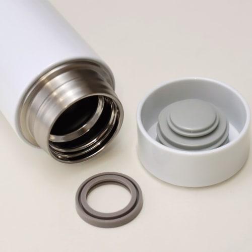 OGURA Lightweight 400ml Stainless Steel Water Bottle, Vacuum Insulated, Keeps Drinks Cold and Hot, Shinji Kato Cat Design, ChatonChaton