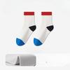 Women's Autumn and Winter Warm Simple Leisure Match Color Sweat Absorption Breathable Antibacterial Tube Cotton Socks