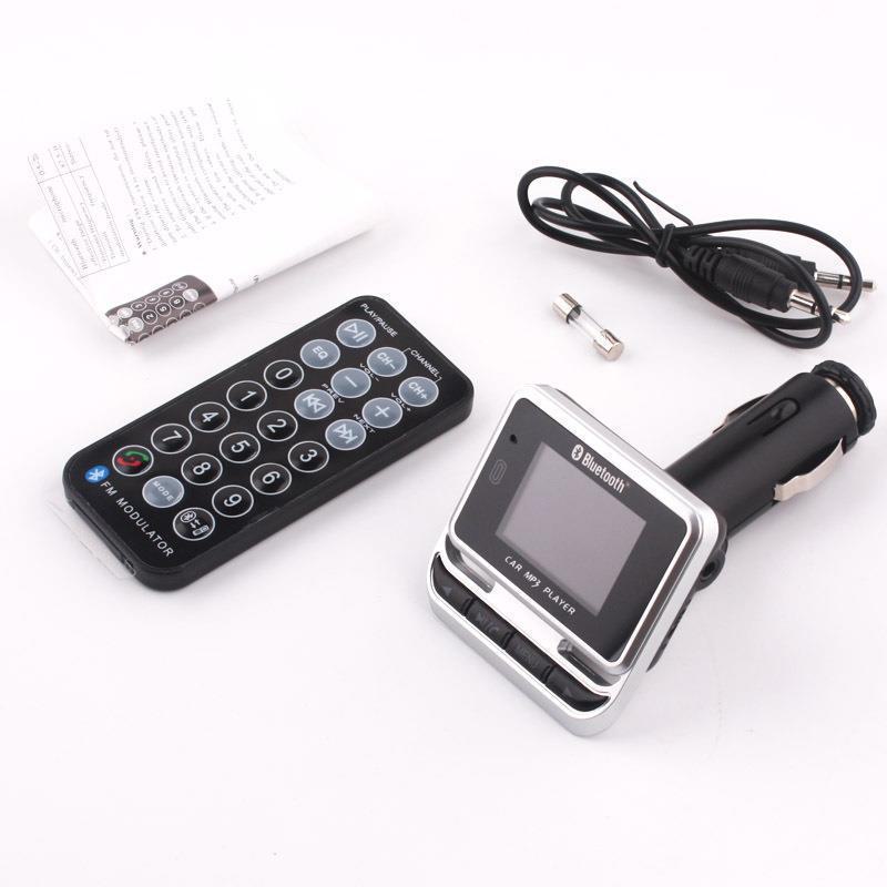 Car Bluetooth MP3 Player FM12B with Large Screen and Multifunction Remote Control