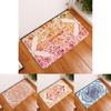 Luxurious 3d Flowers Printed Floor Mats Anti-slip Rugs With Timeless Design
