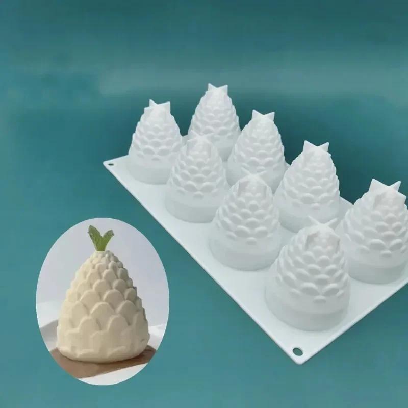3D Lemon Shape Fruit Silicone Mold Brownies Cake Mousse Cake Moulds French Dessert Cake Decorating Tools Pastry Baking Tools