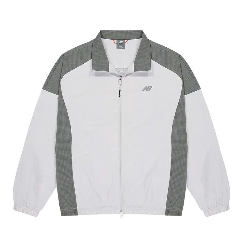 New Balance Jackets Men s Gray Lapel Moderate Other NAF33081-LGR L