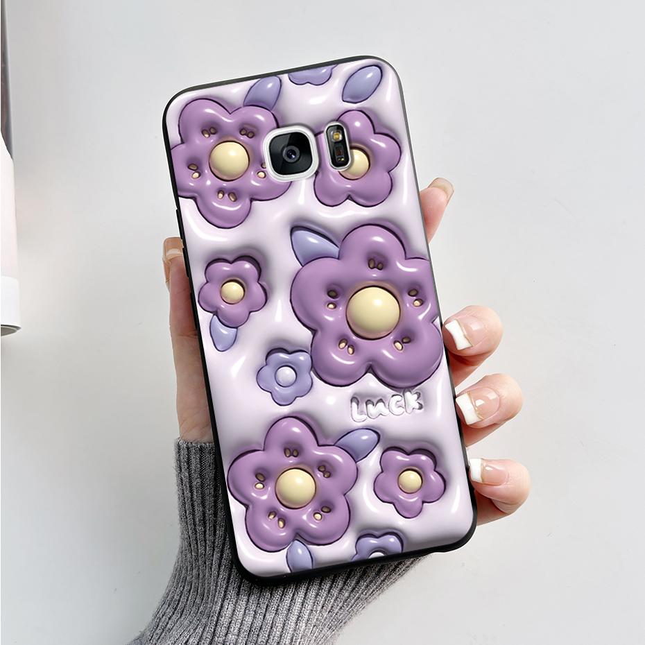 Per Samsung S7 Edge Custodia Galaxy S7 Fundas Cover Morbido Silicone Protettivo Custodia per Telefono Per Samsung Galaxy S6 S6 edge Coque Bumper