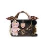 Handbag [Customized Bag] Kay 20 Classic Presbyopia Logo Logo Zipper Closure Star Moon Sun Chain Doll Fur Ball Ribbon Galaxy Basic Model