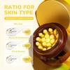 Idratante Viso Dorato con Vitamina C in Capsule Liposomiali per Rughe Luminosità della Pelle Glow Idratazione Leggera Cura della Pelle