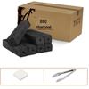 Portable Charcoal Stove: Indoor/Outdoor BBQ Grill & Heating Pot for Tea & Barbecue. Full Set Included.