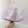 Vinyl UV Protection Umbrella Folding Floral Umbrella Women's Parasol Sun Umbrella  Dual Purpose