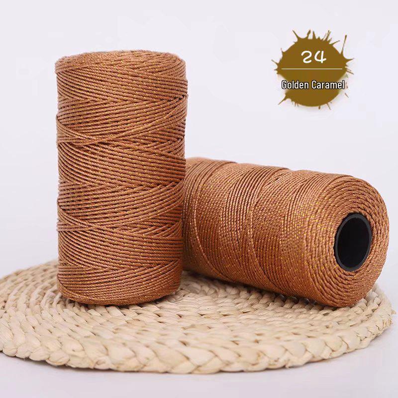 Příze z ledového hedvábí: Třívláknová příze pro ruční pletení a háčkování - Ideální na pantofle, tašky, čepice, návleky na hrnky a podsedáky do auta