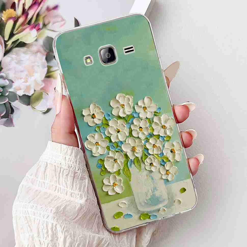 For Samsung Galaxy J5 Case Luxury Painted Cover Soft Slim Phone Case For Samsung J 5 J5 J500Y J500M 2015 Back Cover